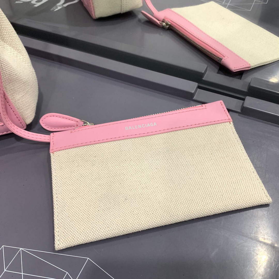 Balenciaga 390346 Women’s Navy Xs Tote Bag Pink Balenciaga 390346 Women’s Navy Xs Tote Bag Pink