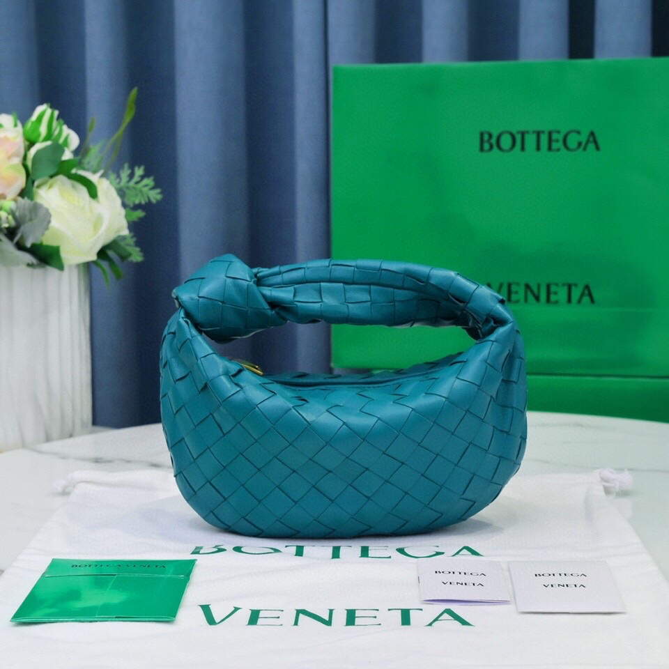 Bottega Veneta BV 651876 mini Jodie Blue Bottega Veneta Bv 651876 Mini Jodie Blue