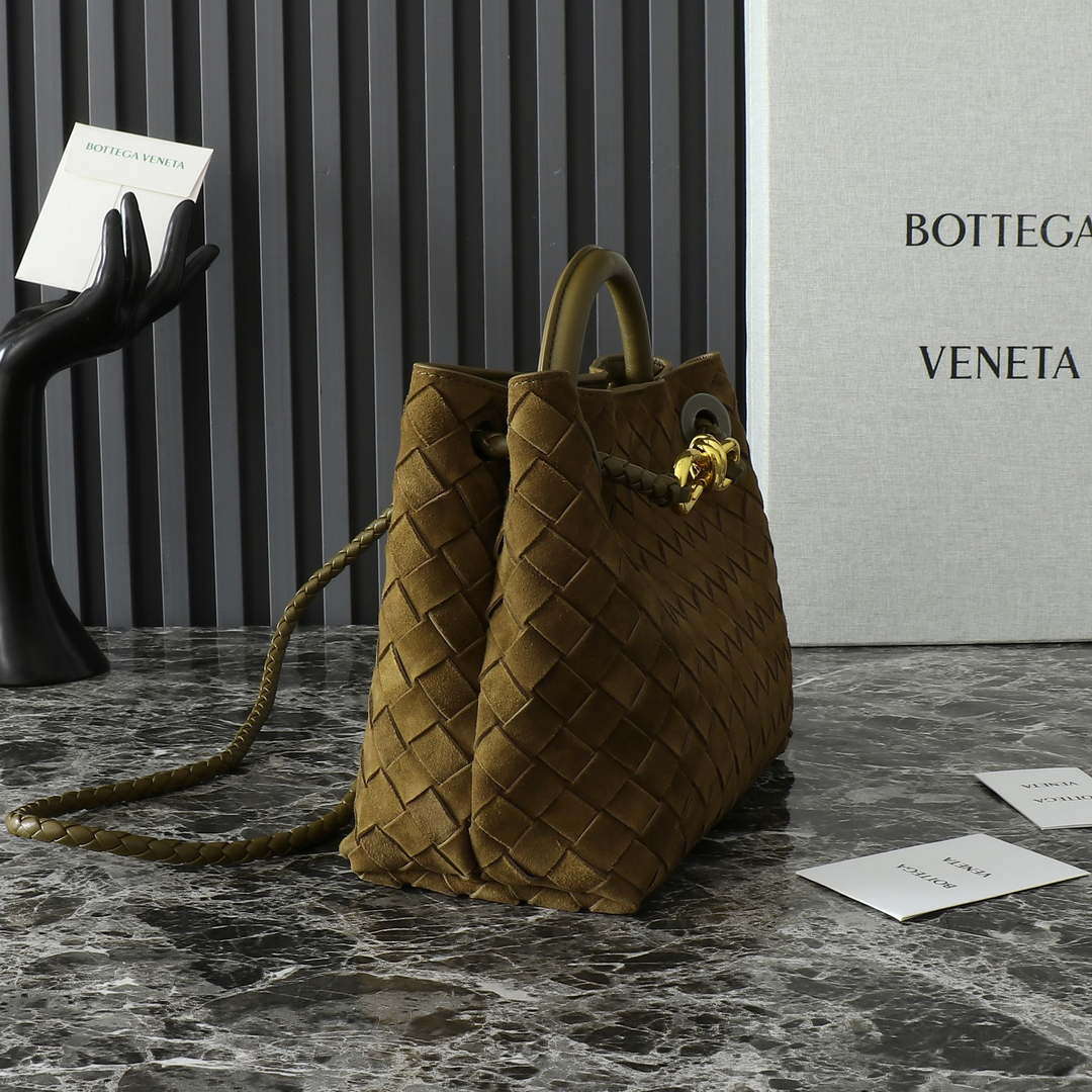 Bottega Veneta BV 743568 Small Andiamo with Suede Bag BV9003 Bottega Veneta Bv 743568 Small Andiamo With Suede Bag Bv9003