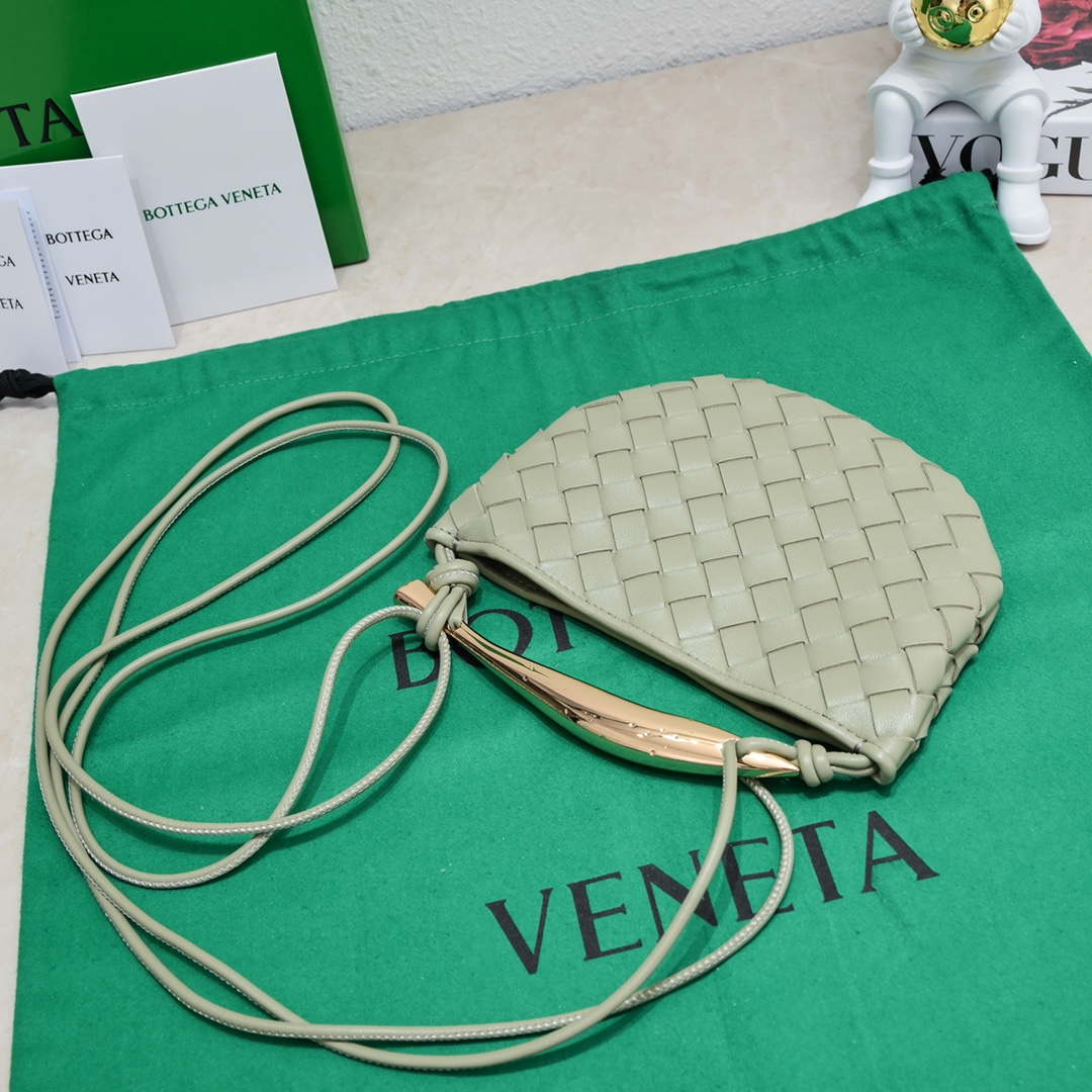 Bottega Veneta BV 744267 Mini Sardine Green Bottega Veneta Bv 744267 Mini Sardine Green