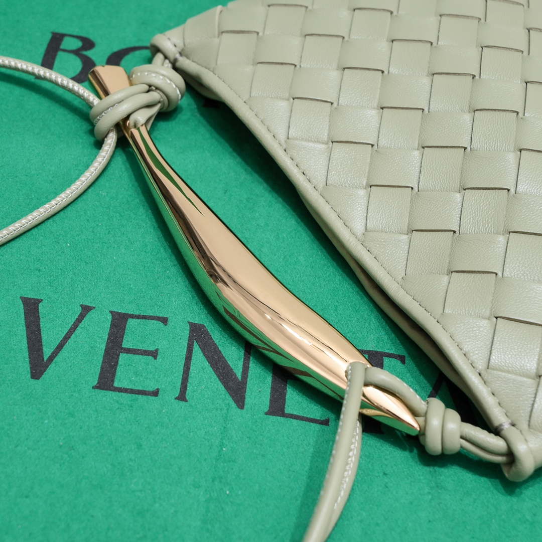 Bottega Veneta BV 744267 Mini Sardine Green Bottega Veneta Bv 744267 Mini Sardine Green