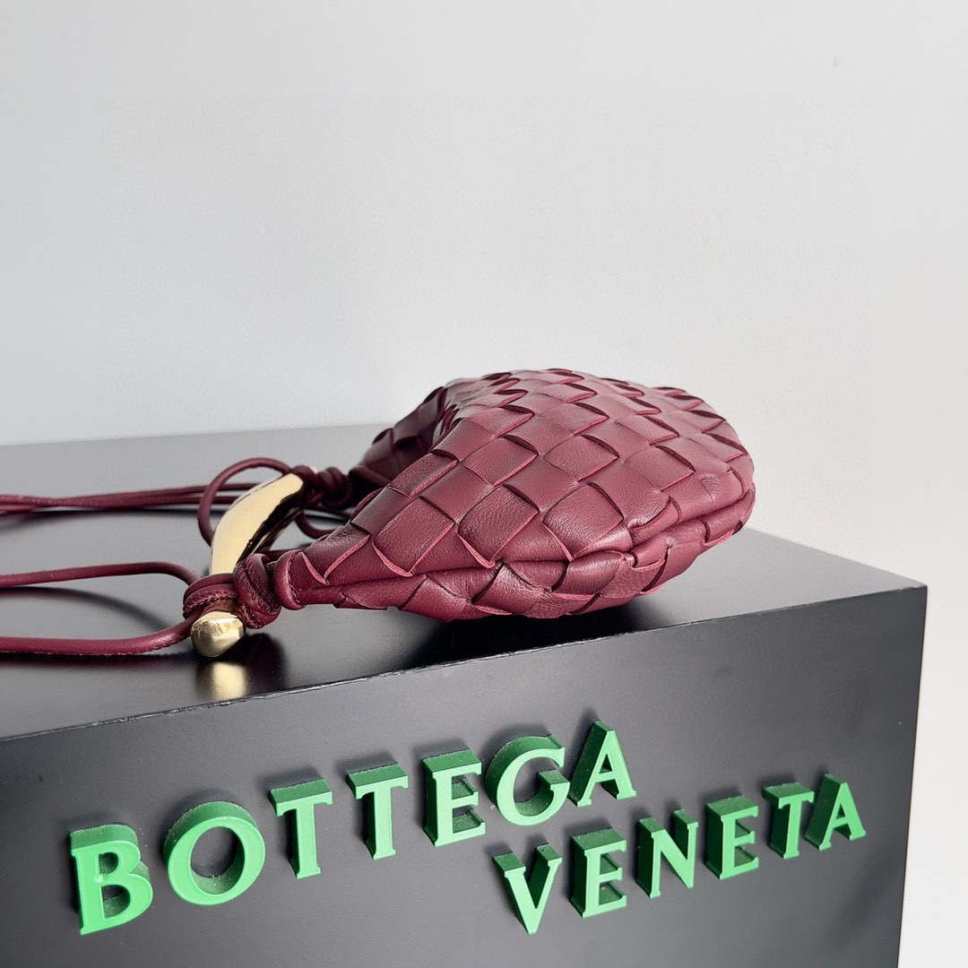 Bottega Veneta BV 744267 Mini Sardine Wine Red Bottega Veneta Bv 744267 Mini Sardine Wine Red