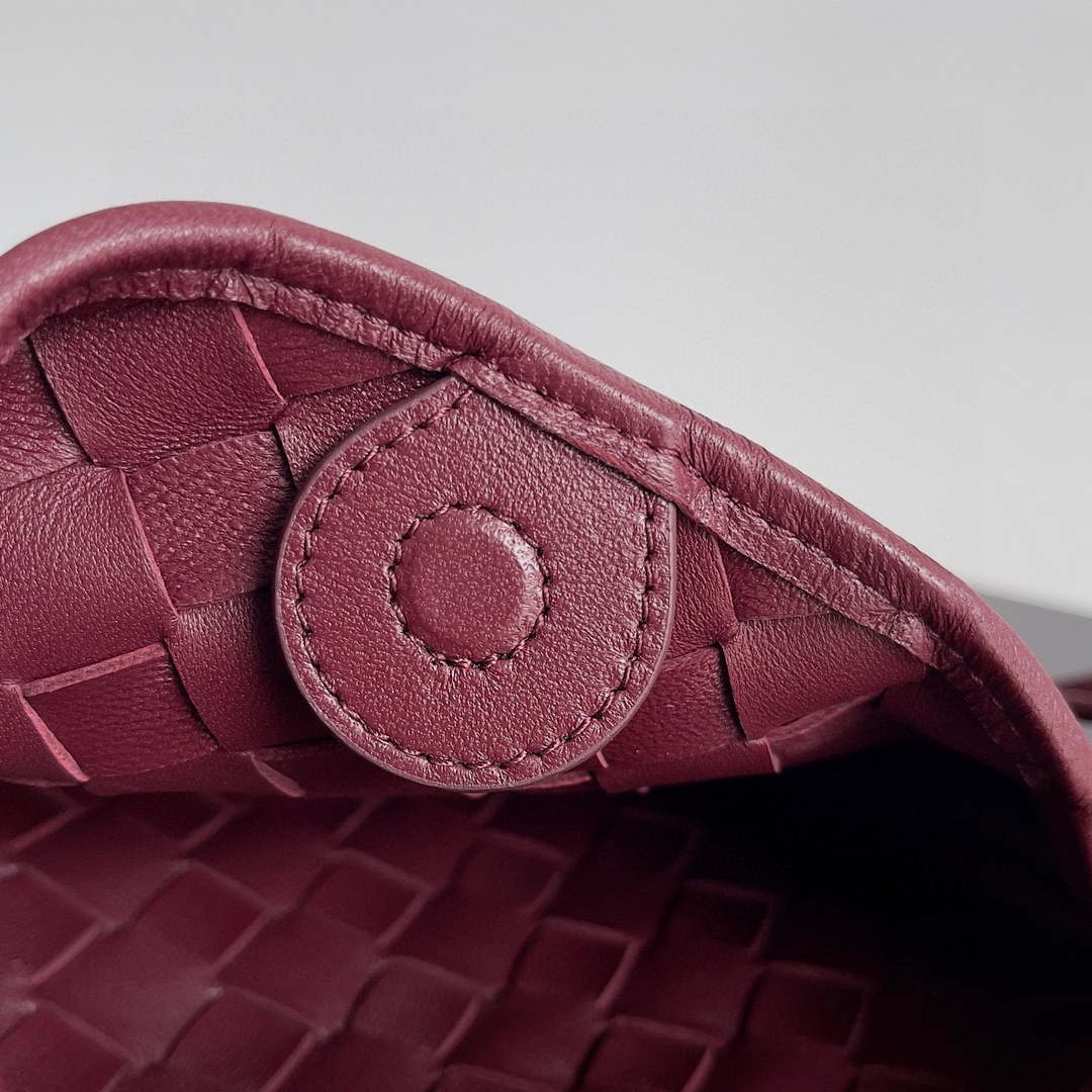 Bottega Veneta BV 744267 Mini Sardine Wine Red Bottega Veneta Bv 744267 Mini Sardine Wine Red