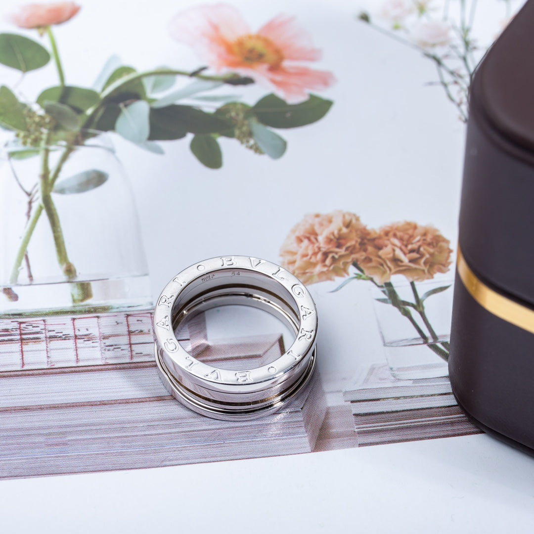 Bulgari B.zero1 four-band ring in White gold B5801243 Bulgari B.zero1 Four Band Ring In White Gold B5801243