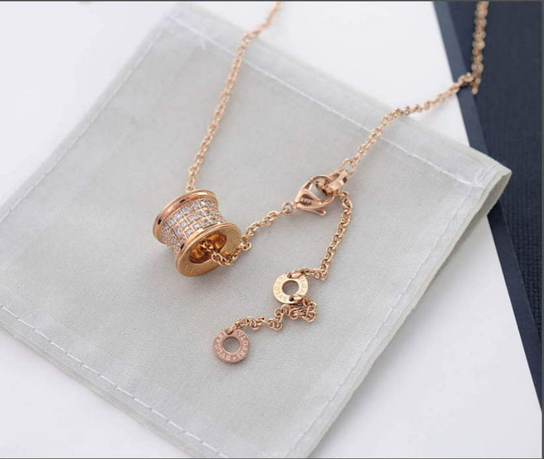 Bulgari B.zero1 necklace rose gold B3480351 Bulgari B.zero1 Necklace Rose Gold B3480351