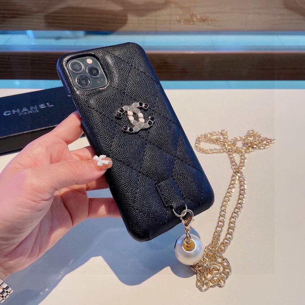 Chanel Apple Iphone Leather Premium Deluxe Phone Case Protection 10618 Chanel Apple Iphone Leather Premium Deluxe Phone Case Protection 10618