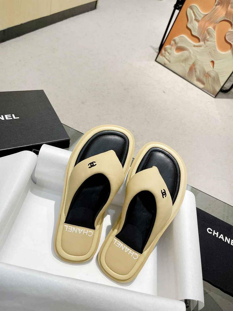 Chanel G38865 Sandals Mules Fabric Women C91182
