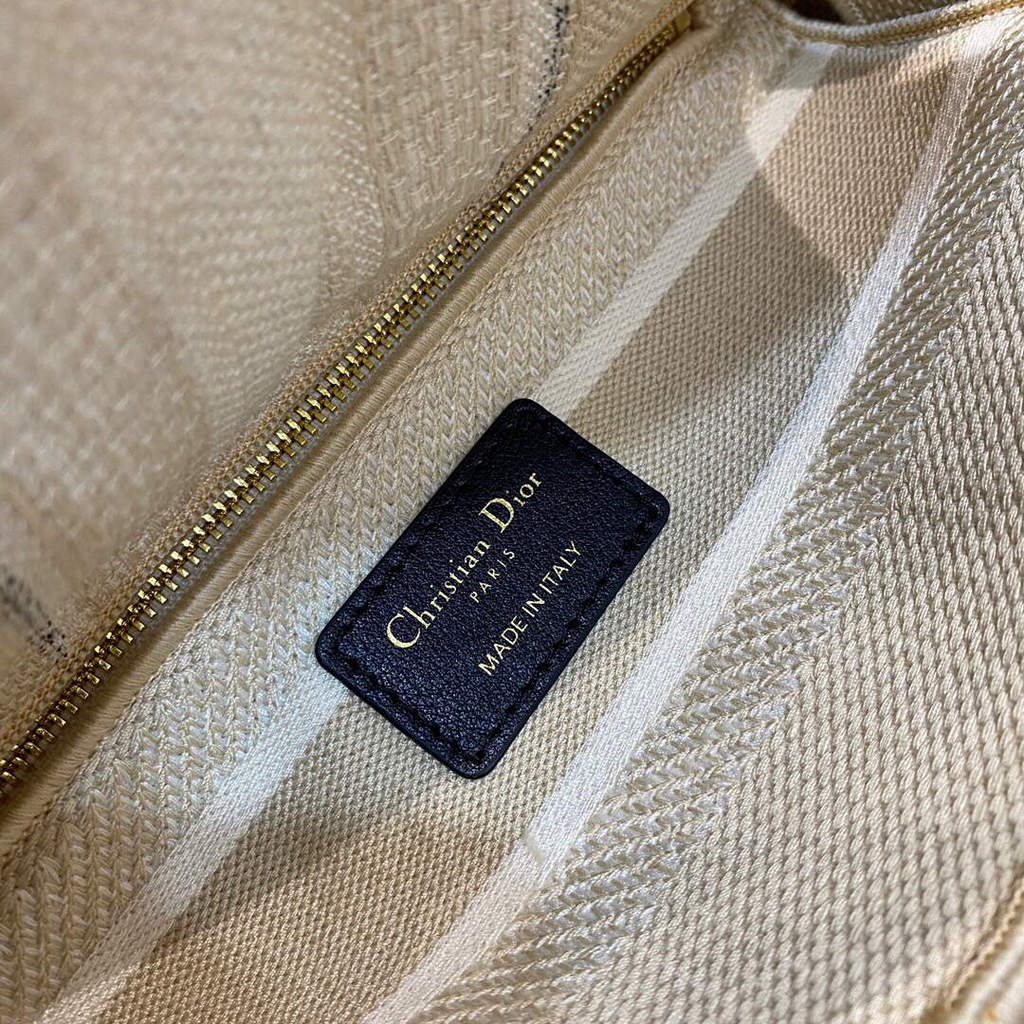 Dior M0565 Medium Lady D-lite Embroidery Bag Dior M0565 Medium Lady D Lite Embroidery Bag