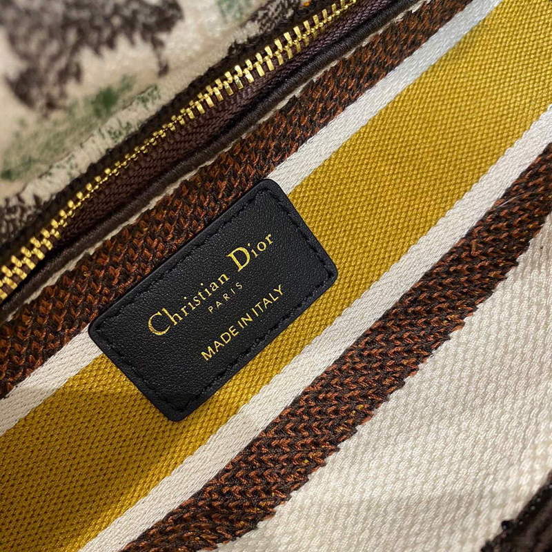 Dior M0565 Medium Lady D-lite Embroidery Bag