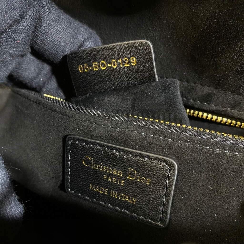 Dior M0566 Large Lady Dior Bag Black Cannage Lambskin