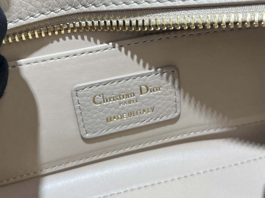 Dior M1151 Small Lady D-Sire My ABCDior Bag Nude Bull Leather