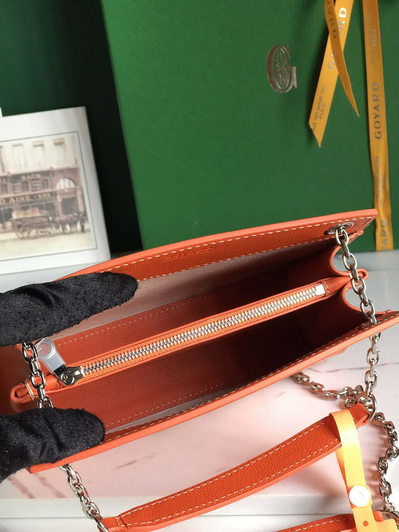 Goyard ROUETSMINTY08CL08P Rouette Structuré Mini Bag Orange