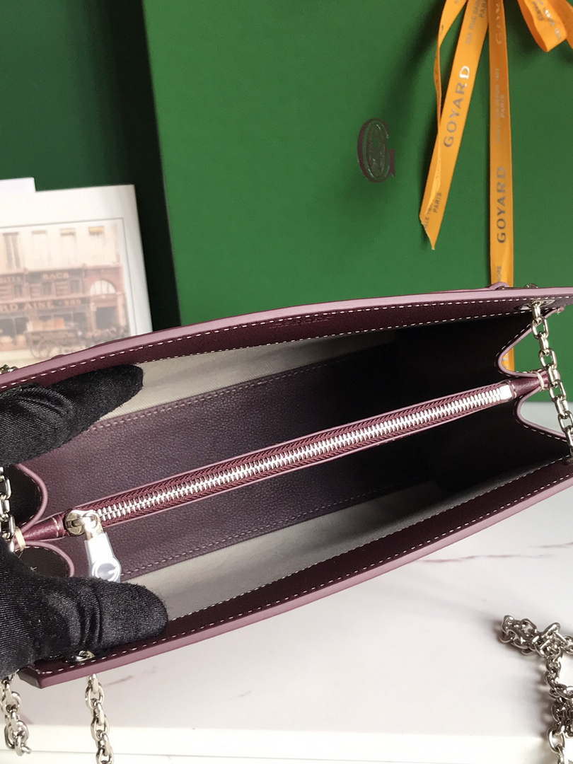 Goyard ROUETSPMLTY07CL07P Rouette Structuré PM Bag Wine Red