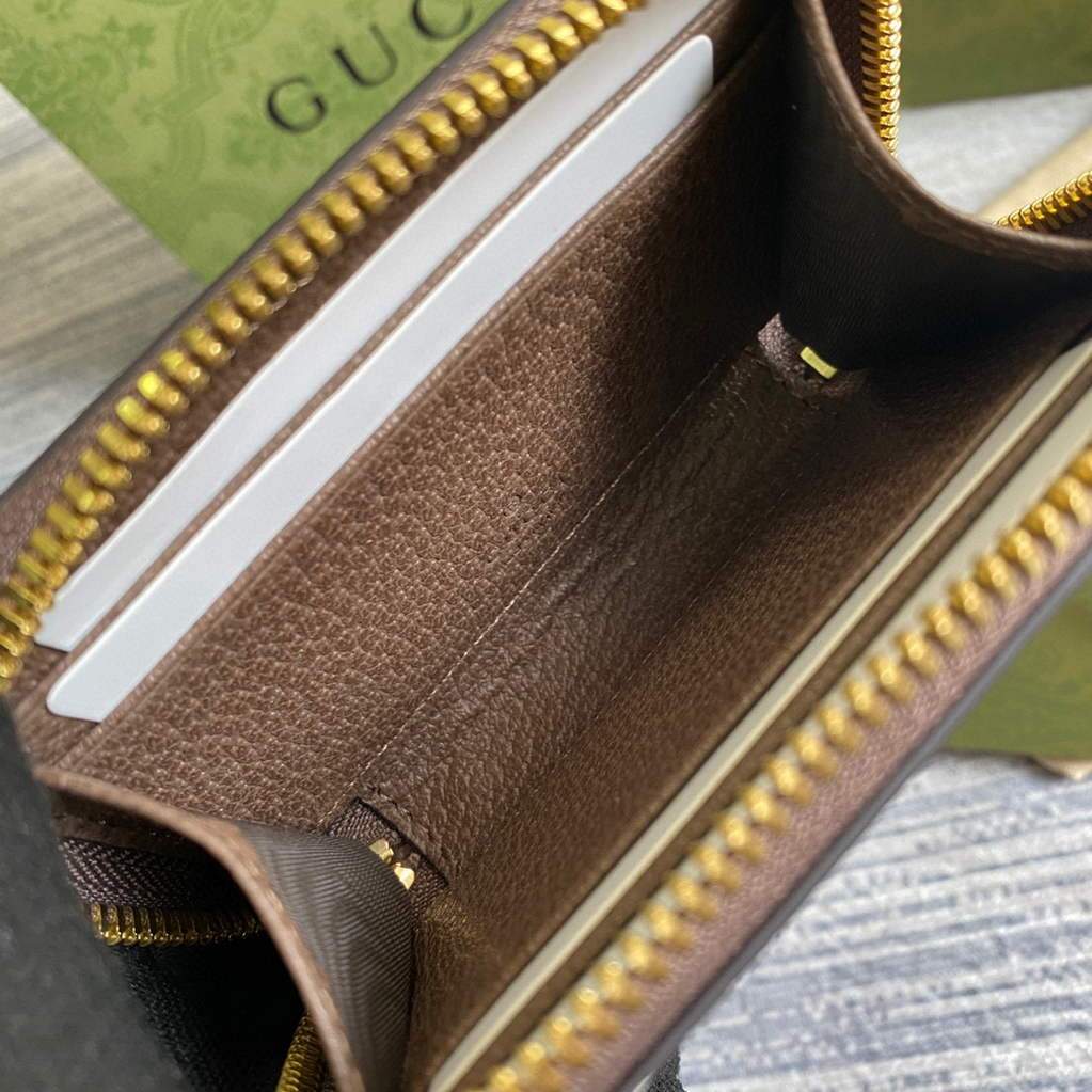 Gucci ??658552 Ophidia GG Card Case Wallet