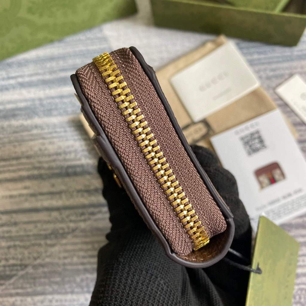 Gucci ??658552 Ophidia GG Card Case Wallet