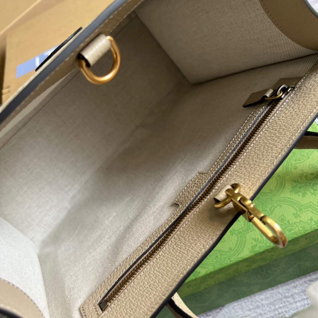 Gucci 659983 GG Small Tote Bag Beige
