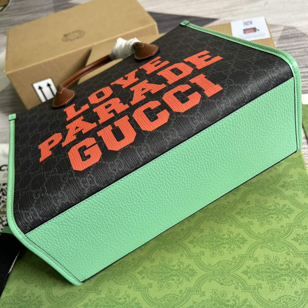 Gucci 680956 Exquisite Gucci Small Tote Bag Green Gucci 680956 Exquisite Gucci Small Tote Bag Green