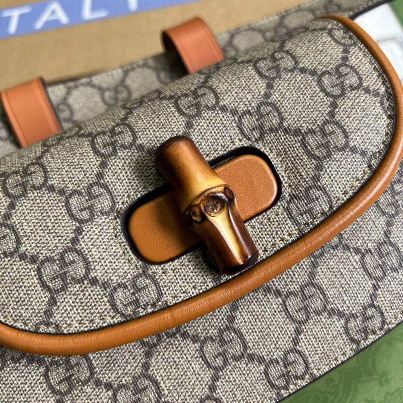 Gucci 681137 Gucci Bamboo 1947 mini belt bag Brown