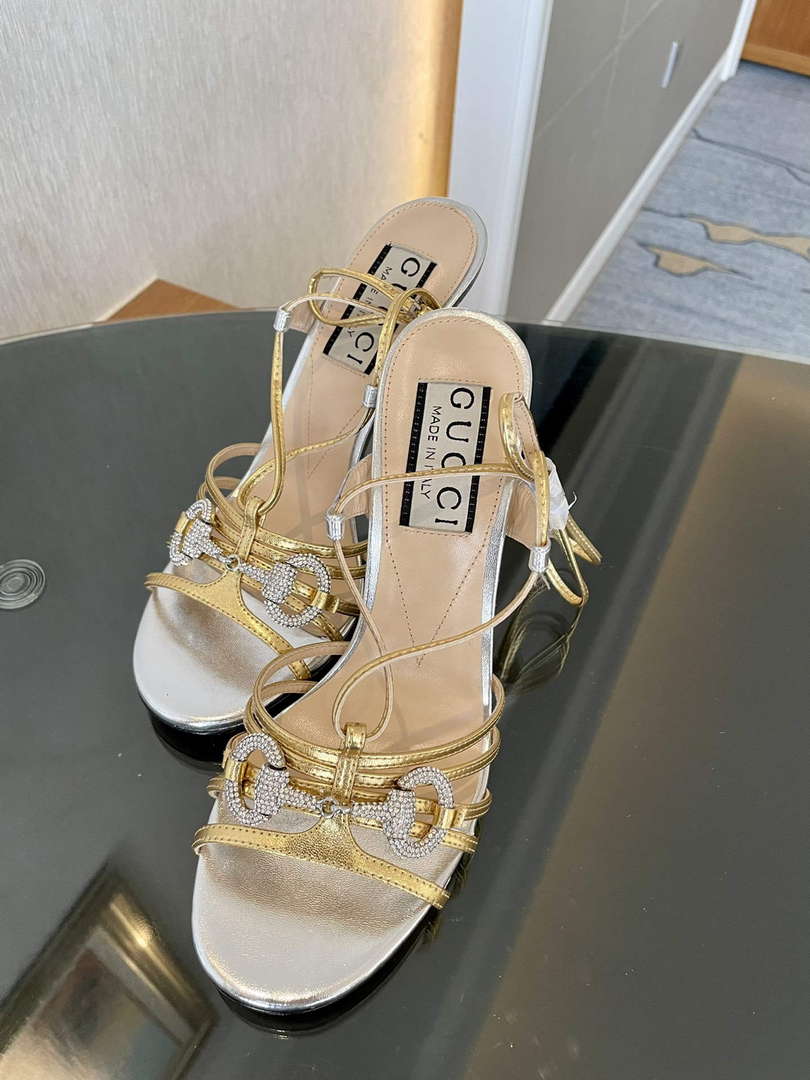 Gucci 771596 Women’s High Heel Sandals Fashion Shoes G53215