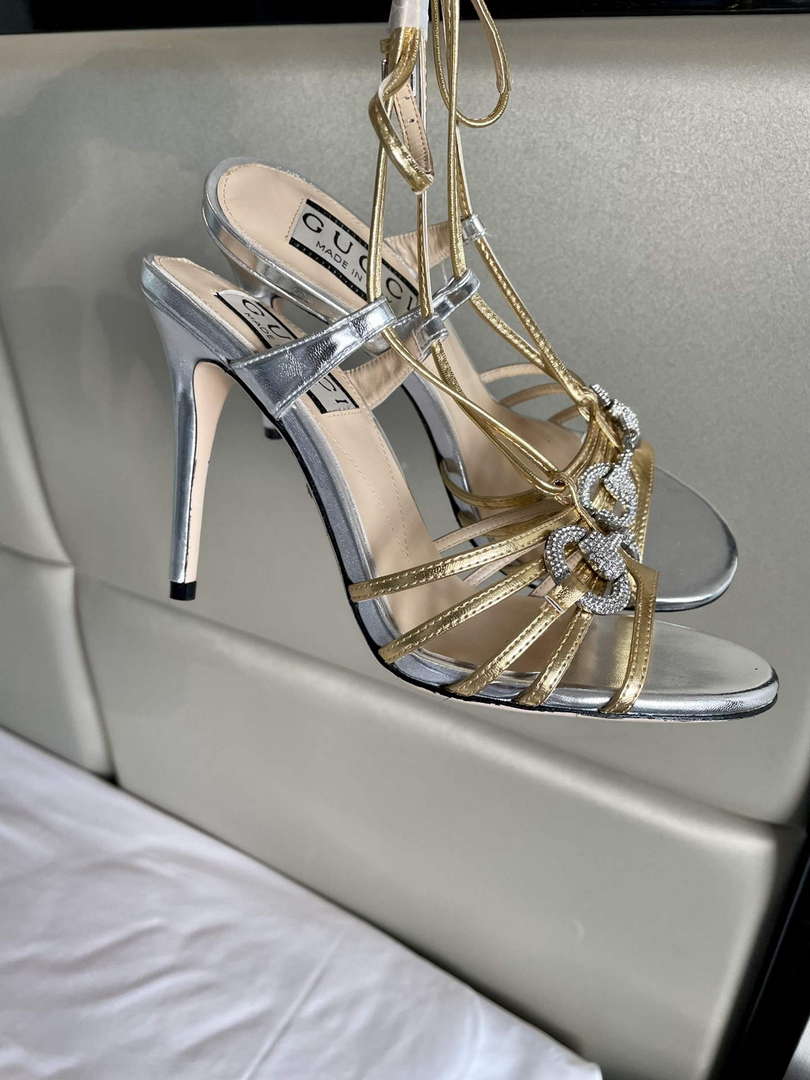 Gucci 771596 Women’s High Heel Sandals Fashion Shoes G53215