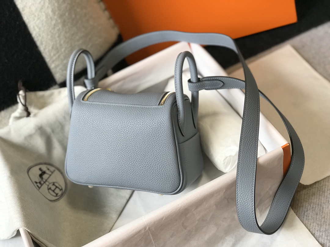 Hermes H079086CK18 Lindy Mini Bag 19cm Semi-manual H231909