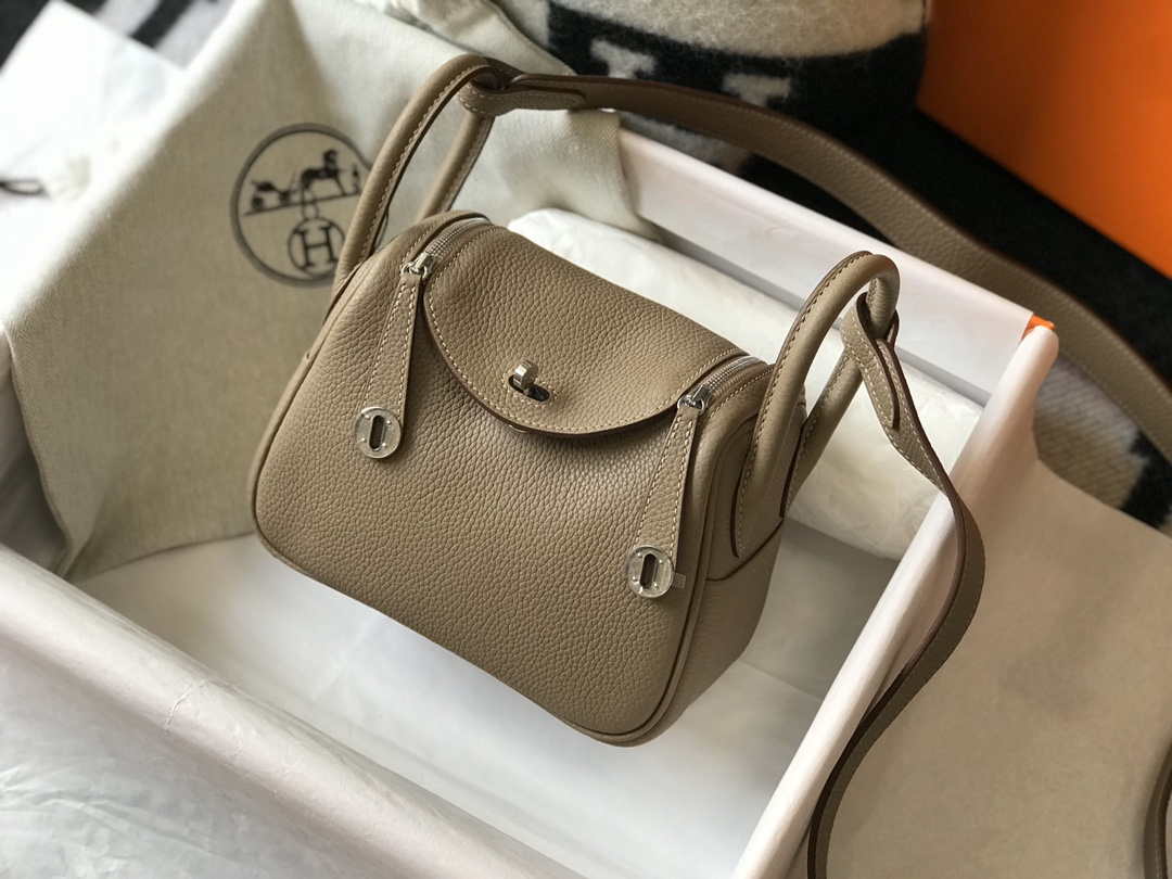 Hermes H079086CK18 Lindy Mini Bag 19cm Semi-manual H231910