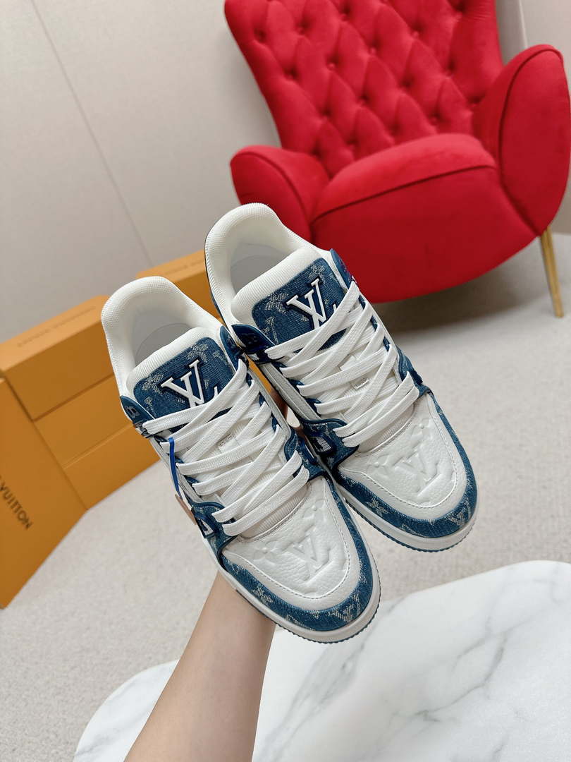 Louis Vuitton 1A9JG2 Men Women’s LV Trainer Sneaker L62485