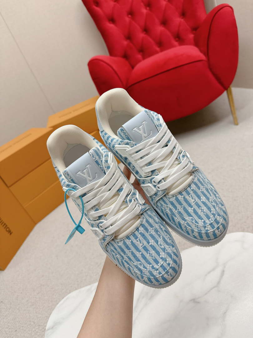Louis Vuitton 1ABG0H Men Women’s LV Trainer Sneaker L62476