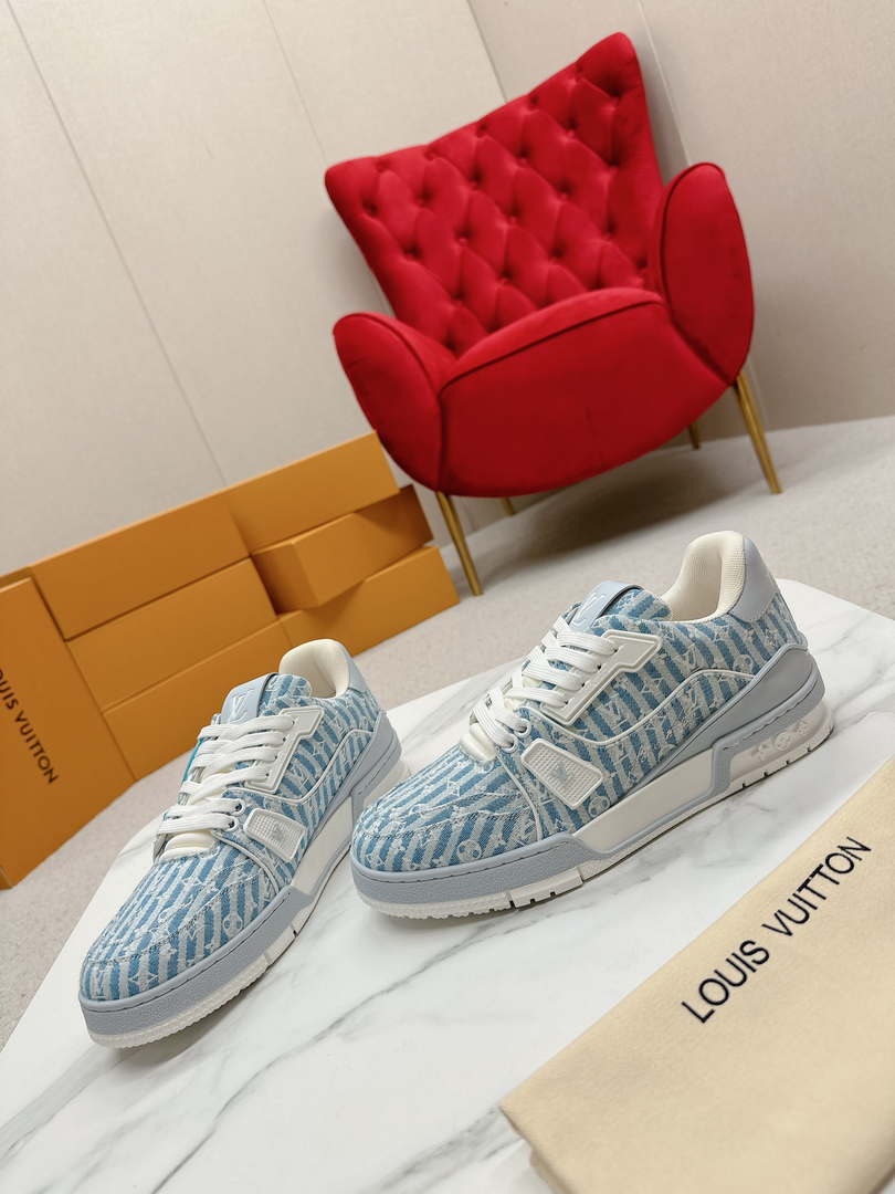 Louis Vuitton 1ABG0H Men Women’s LV Trainer Sneaker L62476