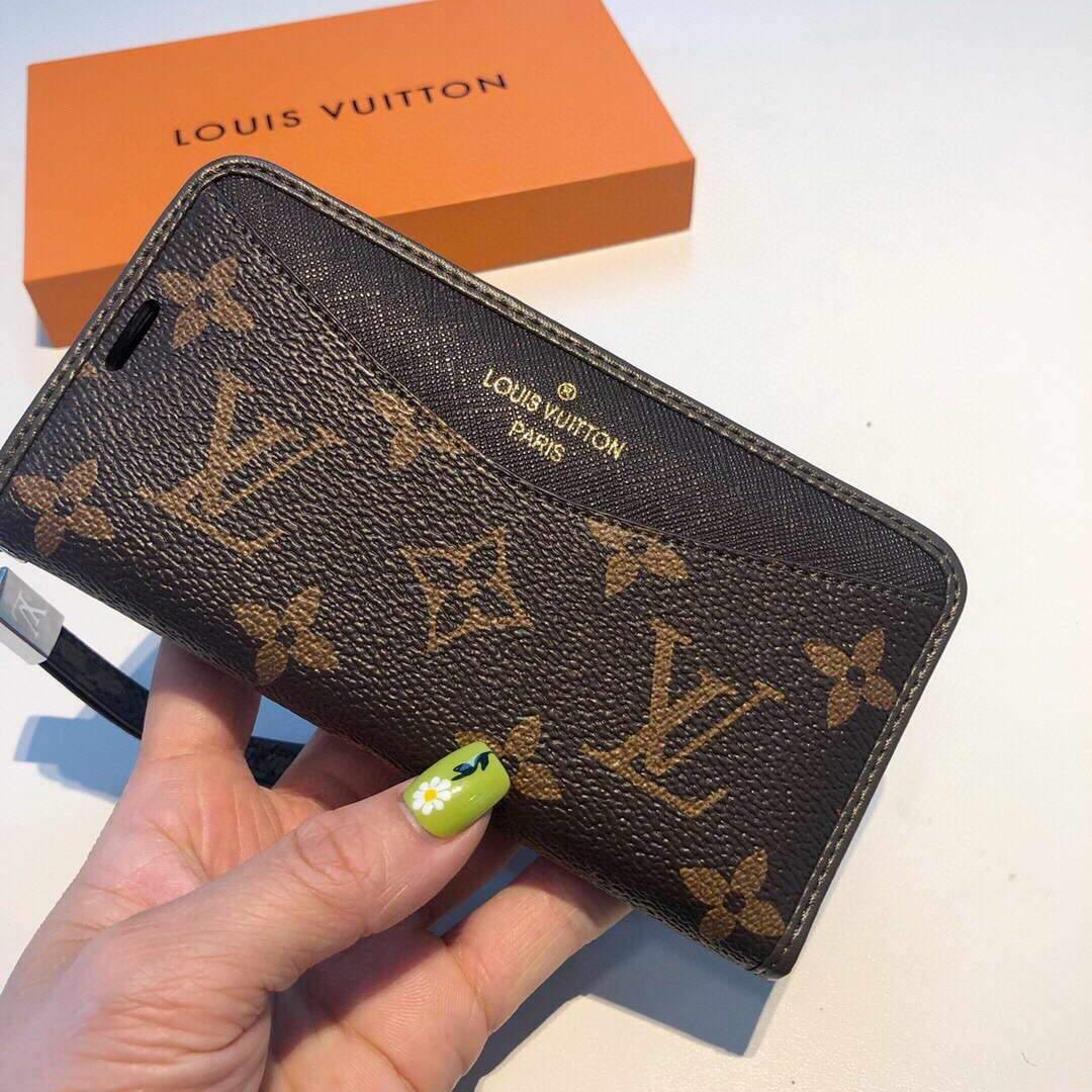 Louis Vuitton Apple Iphone Leather Premium Deluxe Phone Case Protection 10107