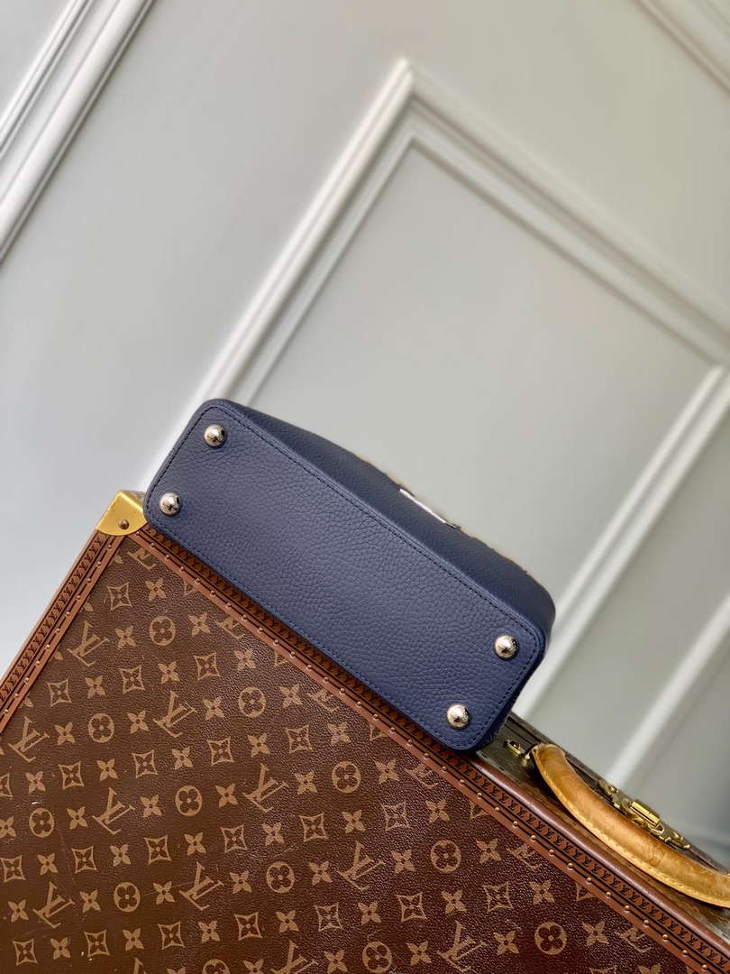 Louis Vuitton LV M12751 Capucines BB Handbag Blue Louis Vuitton Lv M12751 Capucines Bb Handbag Blue