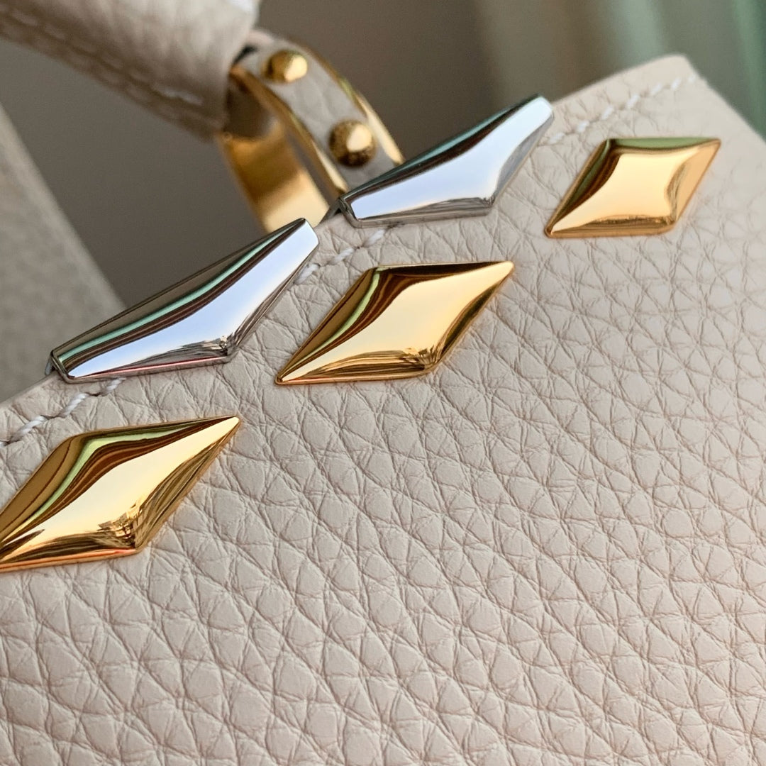 Louis Vuitton LV M12751 Capucines MM Handbag Apricot Louis Vuitton Lv M12751 Capucines Mm Handbag Apricot