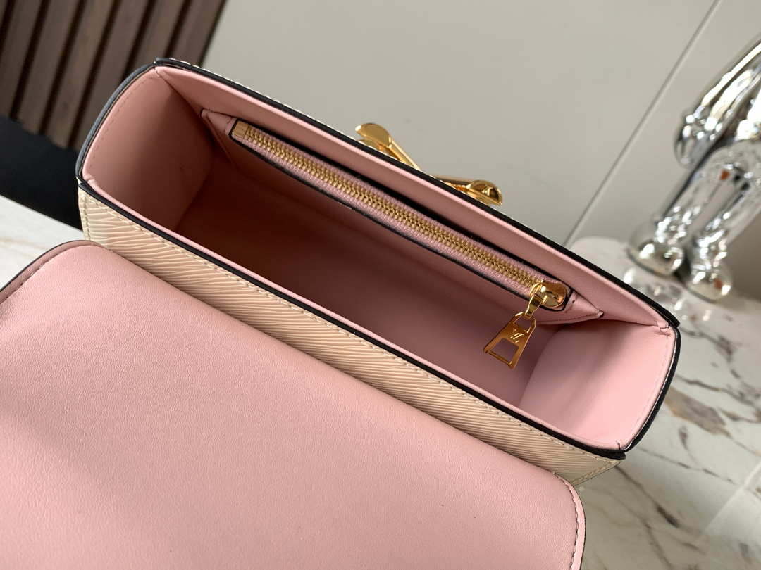 Louis Vuitton LV M20840 Twist PM Bag Epi Beige Louis Vuitton Lv M20840 Twist Pm Bag Epi Beige