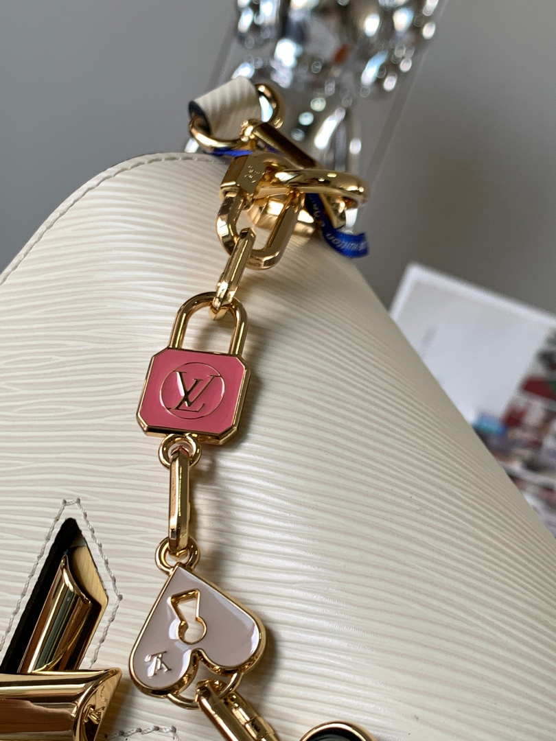 Louis Vuitton LV M20840 Twist PM Bag Epi Beige Louis Vuitton Lv M20840 Twist Pm Bag Epi Beige