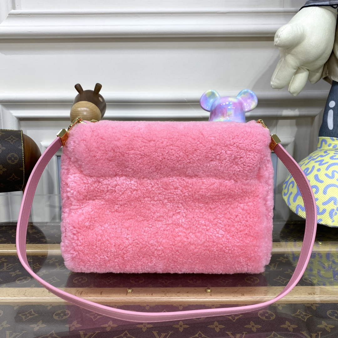 Louis Vuitton LV M21320 Twist MM Handbag Pink Louis Vuitton Lv M21320 Twist Mm Handbag Pink