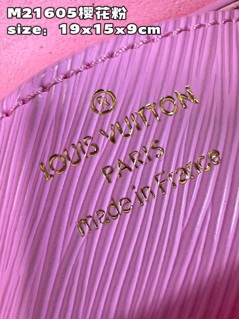 Louis Vuitton LV M21605 Twist PM Bag Epi Rose Red Louis Vuitton Lv M21605 Twist Pm Bag Epi Rose Red