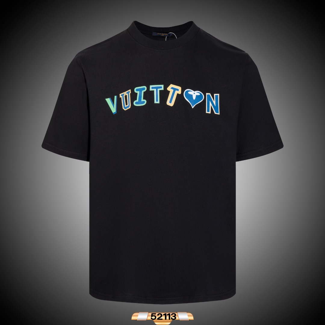 Louis Vuitton Men’s Women’s Short Sleeve T-shirt L36821