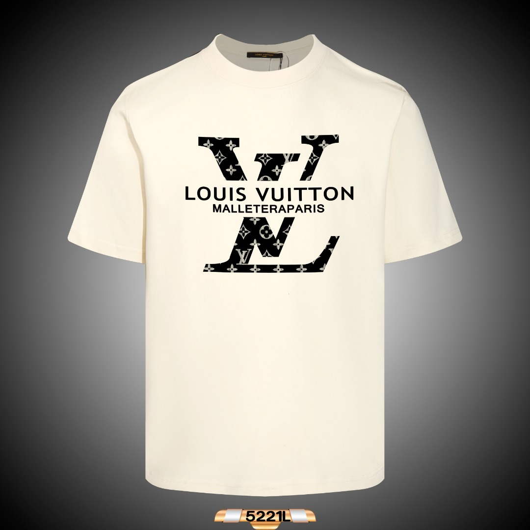Louis Vuitton Men’s Women’s Short Sleeve T-shirt L36837