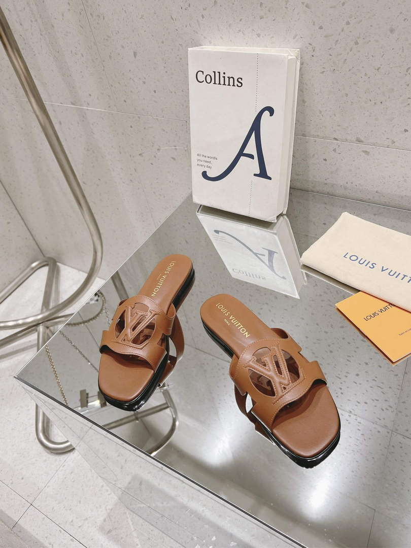 LV 1ABP20 Louis Vuitton LV Isola Flat Mules L66398