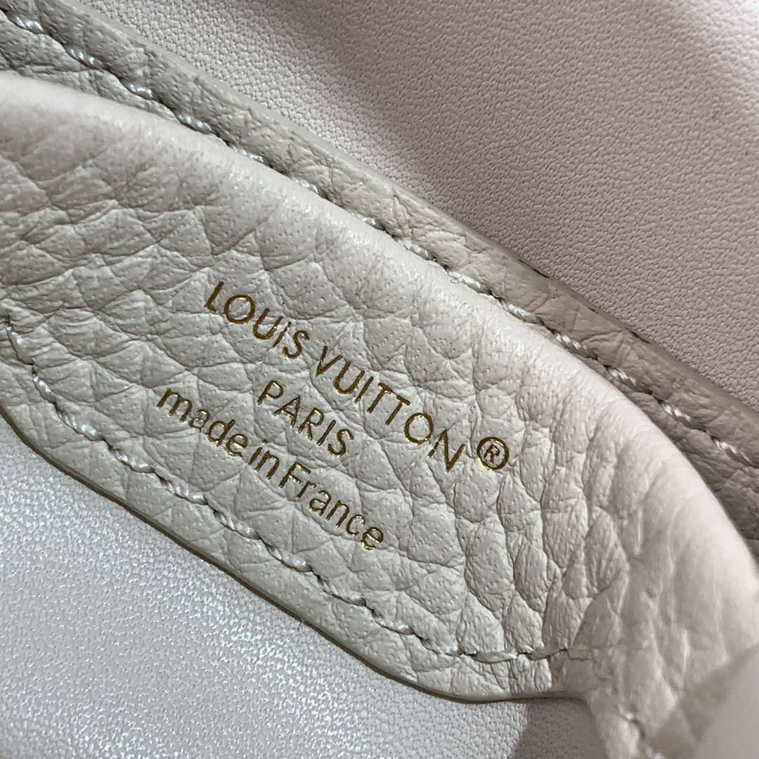 LV M02132 Louis Vuitton Capucines Micro Bag White Lv M02132 Louis Vuitton Capucines Micro Bag White