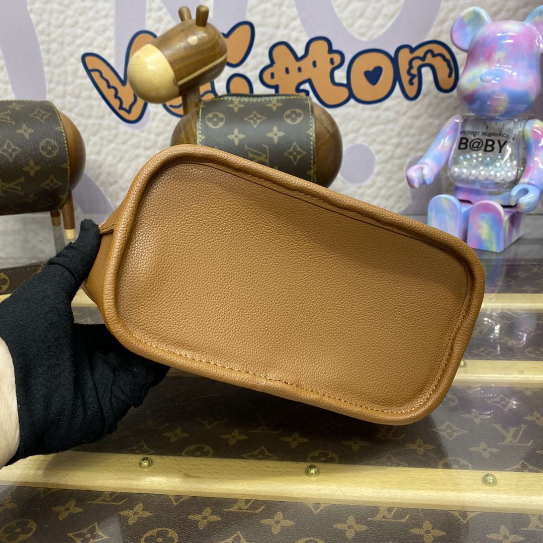 LV M12099 Louis Vuitton Reversible Neverfull Bandoulière Inside Out BB Handbag Brown