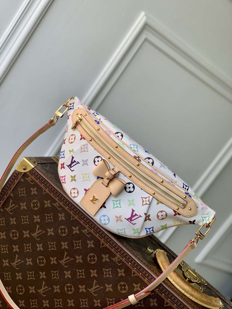 LV M13660 Louis Vuitton LV x TM High Rise Bumbag Multicolored Other Monogram Canvas Lv M13660 Louis Vuitton Lv X Tm High Rise Bumbag Multicolored Other Monogram Canvas
