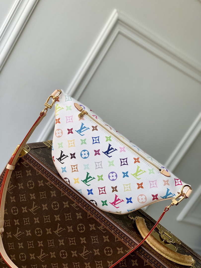 LV M13660 Louis Vuitton LV x TM High Rise Bumbag Multicolored Other Monogram Canvas Lv M13660 Louis Vuitton Lv X Tm High Rise Bumbag Multicolored Other Monogram Canvas