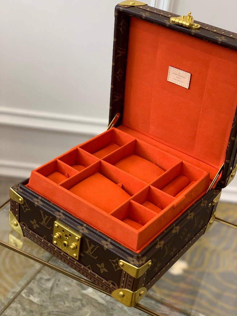 LV M20040 Louis Vuitton M13513 Jewelry Box Monogram Orange