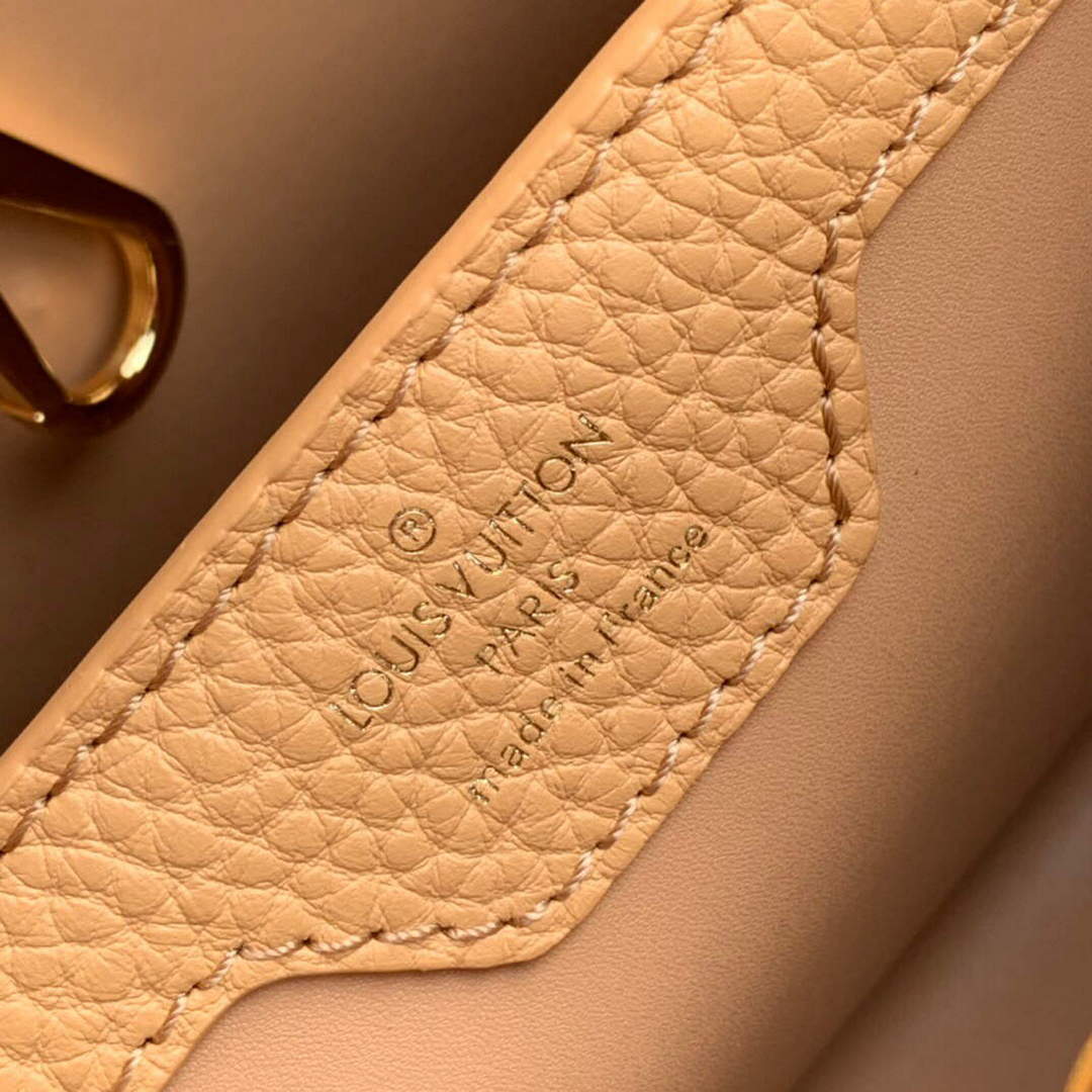 LV M20784 Louis Vuitton Capucines BB Handbag Wood Brown