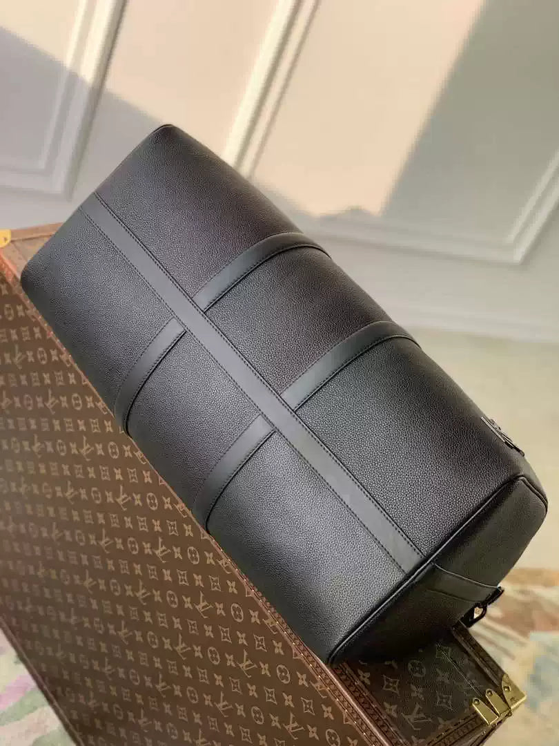 LV M21420 Louis Vuitton Keepall Bandoulière 50 Keepall Bandoulière LV Aerogram Black