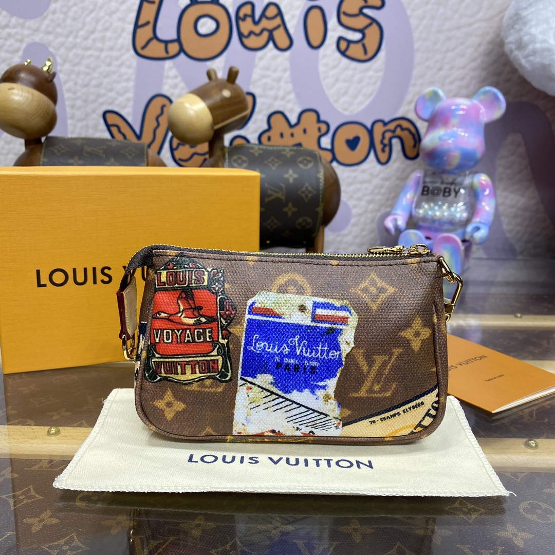 LV M58009 Louis Vuitton Mini Pochette Accessoires Monogram Canvas