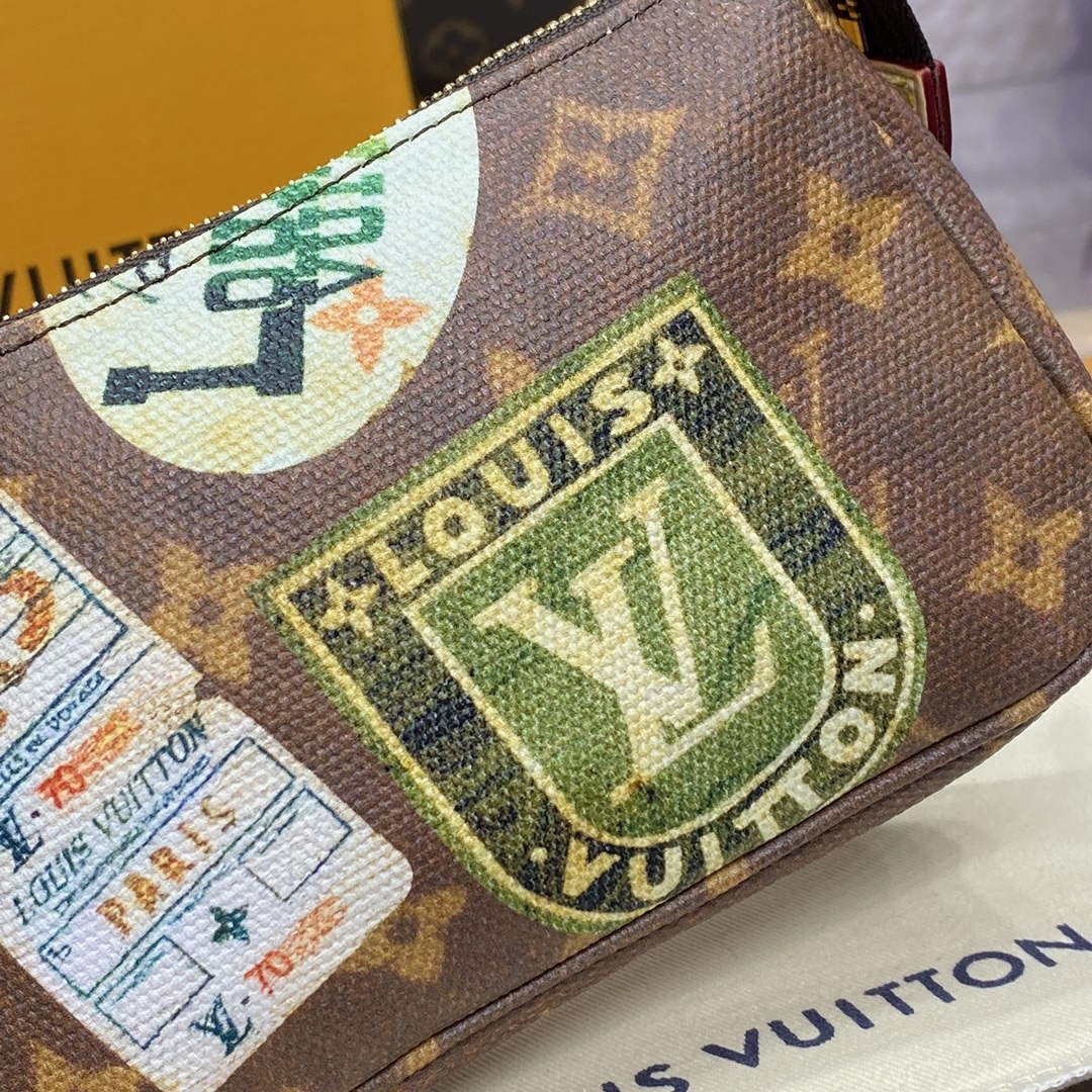 LV M58009 Louis Vuitton Mini Pochette Accessoires Monogram Canvas