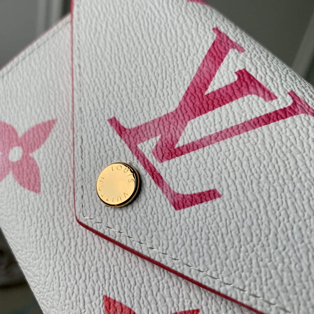 LV M82406 Louis VuittonVictorine Wallet Pink