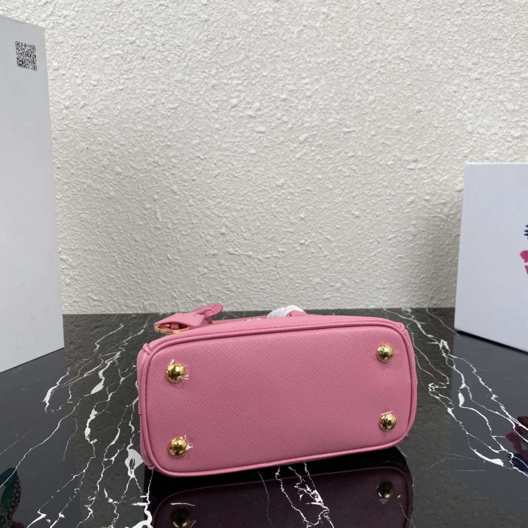 Prada 1BA906 Prada Galleria Saffiano leather mini-bag Pink